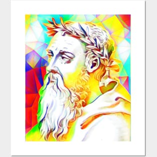 Heraclitus Colourful Portrait | Heraclitus Artwork 10 Posters and Art